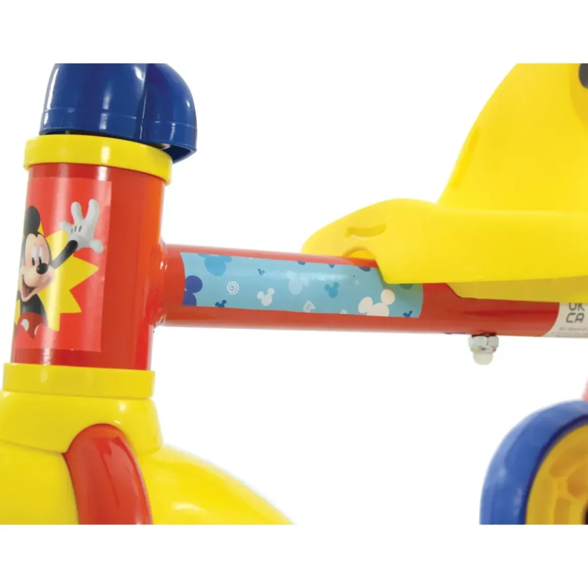 Triciclo per Bambini Maniglia Regolabile Topolino Disney Ruote EVA