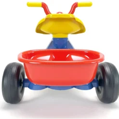 Triciclo Primi Passi per Bambini Spiderman Marvel 3 Ruote 2 Cestini