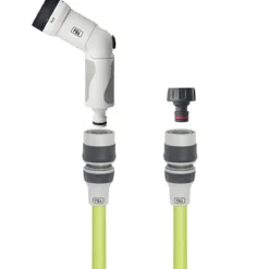 Tubo da Giardino Estensibile 15 m con Pistola per Irrigazione Multigetto