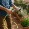 Tubo da Giardino Estensibile 25 m con Pistola per Irrigazione Multigetto