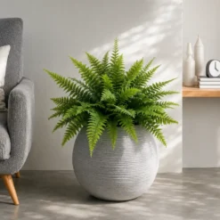 Vaso in Resina Beige 40x33 Rotazionale da Interno Esterno Atossico