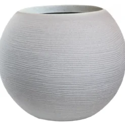 Vaso in Resina Beige 40x33 Rotazionale da Interno Esterno Atossico
