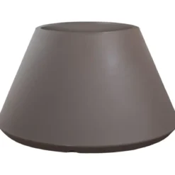 Vaso in Resina Tortora Rotazionale 60x35 cm Resistente Raggi UV