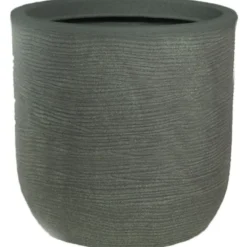 Vaso in Resina Verde 35x34 Resistente Raggi UV Materiale Riciclabile