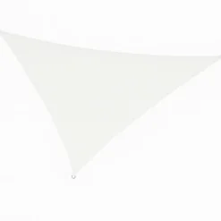 Vela Ombreggiante Triangolare 3x3x3 m Bianco per Giardino e Terrazzo