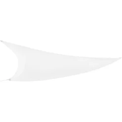 Vela Ombreggiante Triangolare 3,6x3,6 m Bianco Idrorepellente da Esterno
