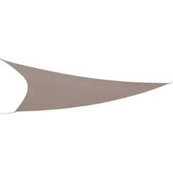 Vela Triangolare 5x5 m Tortora Idrorepellente Ombreggiante da Esterno