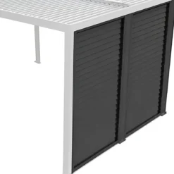 Veneziane in Alluminio 2 Pannelli per Pergola Bioclimatica Lato 3 m