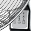 Ventilatore a Parete 60W 4 Pale Acciaio DCG 3 Velocità Telecomando