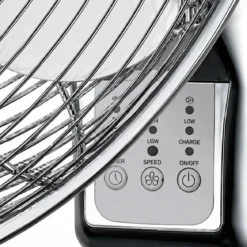 Ventilatore a Parete 60W 4 Pale Acciaio DCG 3 Velocità Telecomando