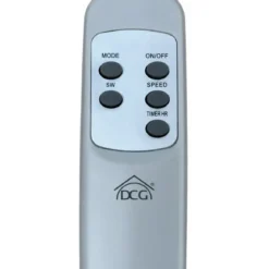 Ventilatore a Parete 60W 4 Pale Acciaio DCG 3 Velocità Telecomando