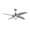 Ventilatore a Soffitto con Luce 3 Velocita Telecomando Lampada Lampadario Design