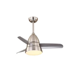 Ventilatore a Soffitto con Luce Led 3 Velocita Telecomando Lampada Lampadario