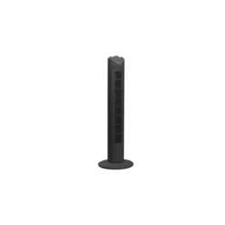 Ventilatore a Torre Colonna Oscillante Ventola da Pavimento Senza Pale Nero