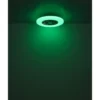 Ventilatore da Soffitto con Argento Bianco 60 cm LED RGB Telecomando