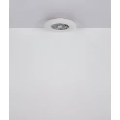 Ventilatore da Soffitto con Argento Bianco 60 cm LED RGB Telecomando