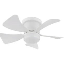 Ventilatore da Soffitto con Luce LED CCT Regolabile Bianco 5 Pale