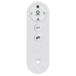 Ventilatore da Soffitto con Luce LED CCT Regolabile Bianco 5 Pale