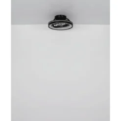 Ventilatore da Soffitto con Luce Nero LED RGB Dimmerabile Telecomando