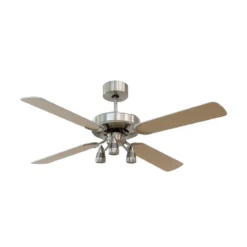 Ventilatore da Soffitto con 3 Luce a LED Pale Lampadario Grande Elettrico Design