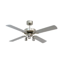 Ventilatore da Soffitto con 3 Luce a LED Pale Lampadario Grande Elettrico Design