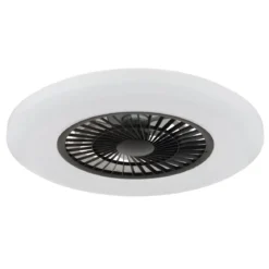 Ventilatore da Soffitto con Nero Bianco 60 cm LED RGB Telecomando