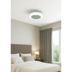 Ventilatore da Soffitto LED con Luce RGB Dimmerabile e Telecomando