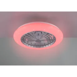 Ventilatore da Soffitto LED con Luce RGB Dimmerabile e Telecomando