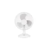 Ventilatore da Tavolo da Pavimento Velocità Pale Oscillante Orizzontale Bianco