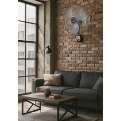 Ventilatore 3 in 1 Piantana Tavolo Muro 65W Ø45 cm Oscillante Regolabile