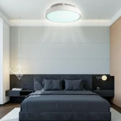 Ventilatore Plafoniera LED 48 W Zephir Luce Regolabile con Telecomando