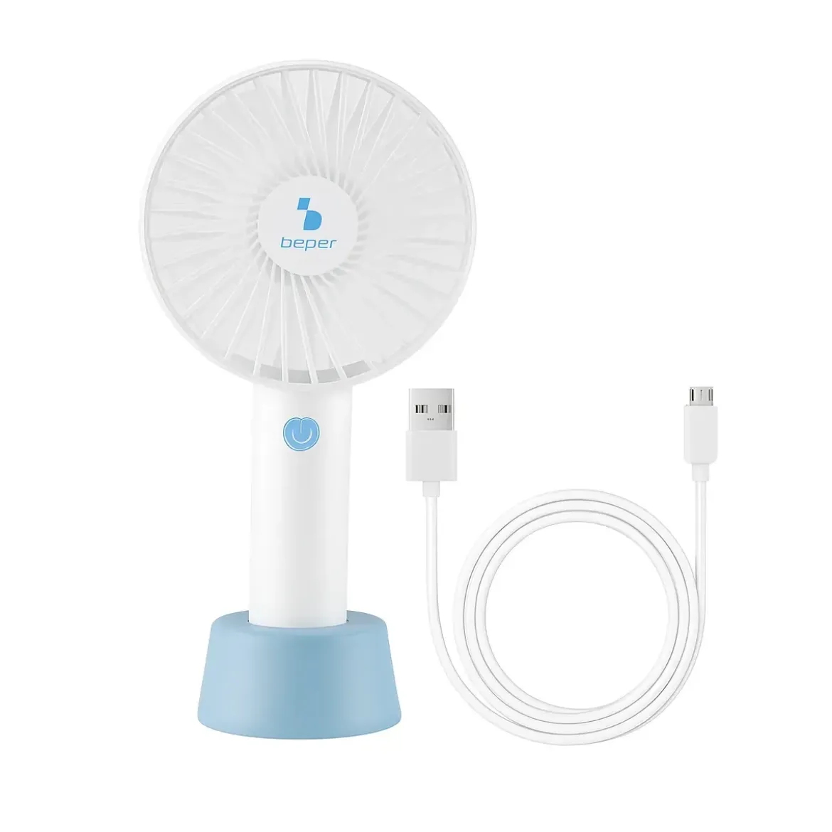 Ventilatore Portatile Mini 4W con 3 Velocità e Ricaricabile con USB