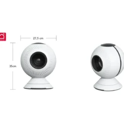 Ventilatore Riscaldatore 2 in 1 1500 W WiFi Touch con Telecomando