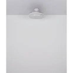 Ventilatore Soffitto con Luce Bianco 106 cm LED CCT Pale Richiudibili