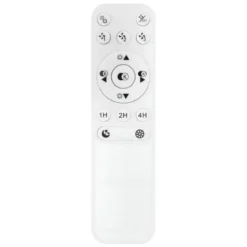 Ventilatore Soffitto con Luce Doppio LED Dimmerabile Nero Opale