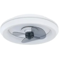 Ventilatore Soffitto con Luce Notturna CCT Telecomando Dimmer Bianco