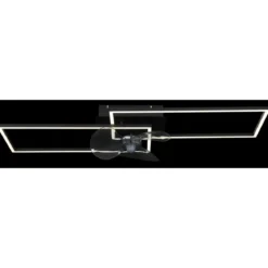 Ventilatore Soffitto con Luce LED Dimmerabile Metallo Nero Telecomando