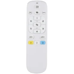 Ventilatore Soffitto con Luce LED Dimmerabile Metallo Nero Telecomando