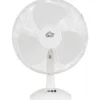 Ventilatore Tavolo Velocità Regolabile Pale Oscillante Orizzontale Bianco