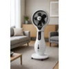 Ventilatore Umidificatore Nebulizzatore a Piantana da Pavimento Pale Timer
