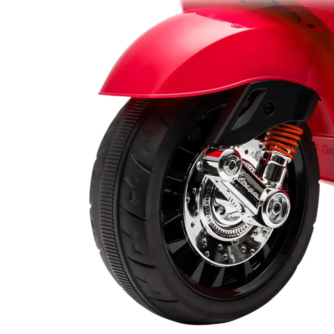 Vespa Sprint Elettrica per Bambini 12V Rossa Luci LED Moto Scooter