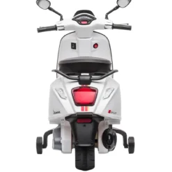 Vespa Sprint Elettrica per Bambini 12V Bianco Luci LED Moto Scooter