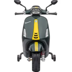 Vespa Sprint Elettrica per Bambini 12V Verde Luci LED Moto Scooter
