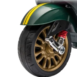 Vespa Sprint Elettrica per Bambini 12V Verde Luci LED Moto Scooter