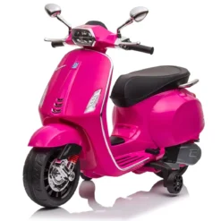 Vespa Sprint Elettrica per Bambini 12V Rosa Luci LED Moto Scooter