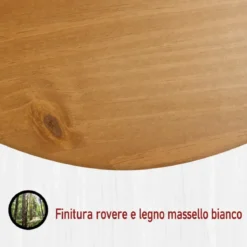 Vetrina Colonna da Soggiorno con 2 Ante Cassetto Legno Bianco Rovere