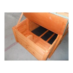 Voliera Gabbia Pollaio Casetta in Legno 3-4 Galline per Polli Volatili Quaglie