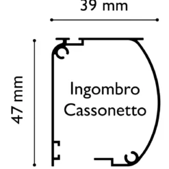 Zanzariera a Rullo Laterale per Porta Bronzo 150x250 Riducibile