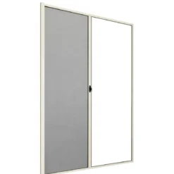Zanzariera a Rullo Laterale per Porta Avorio 150x250 Riducibile