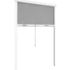 Zanzariera a Rullo Verticale 80x160 Riducibile in Alluminio Bianco